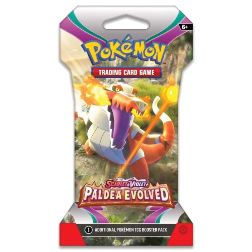 Pokemon TCG Paldea Evolved Sleeved Booster(1stk)