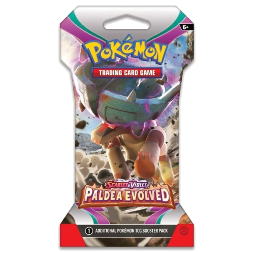 Pokemon TCG Paldea Evolved Sleeved Booster(1stk)