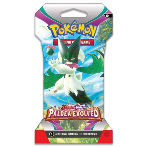 Pokemon TCG Paldea Evolved Sleeved Booster(1stk)
