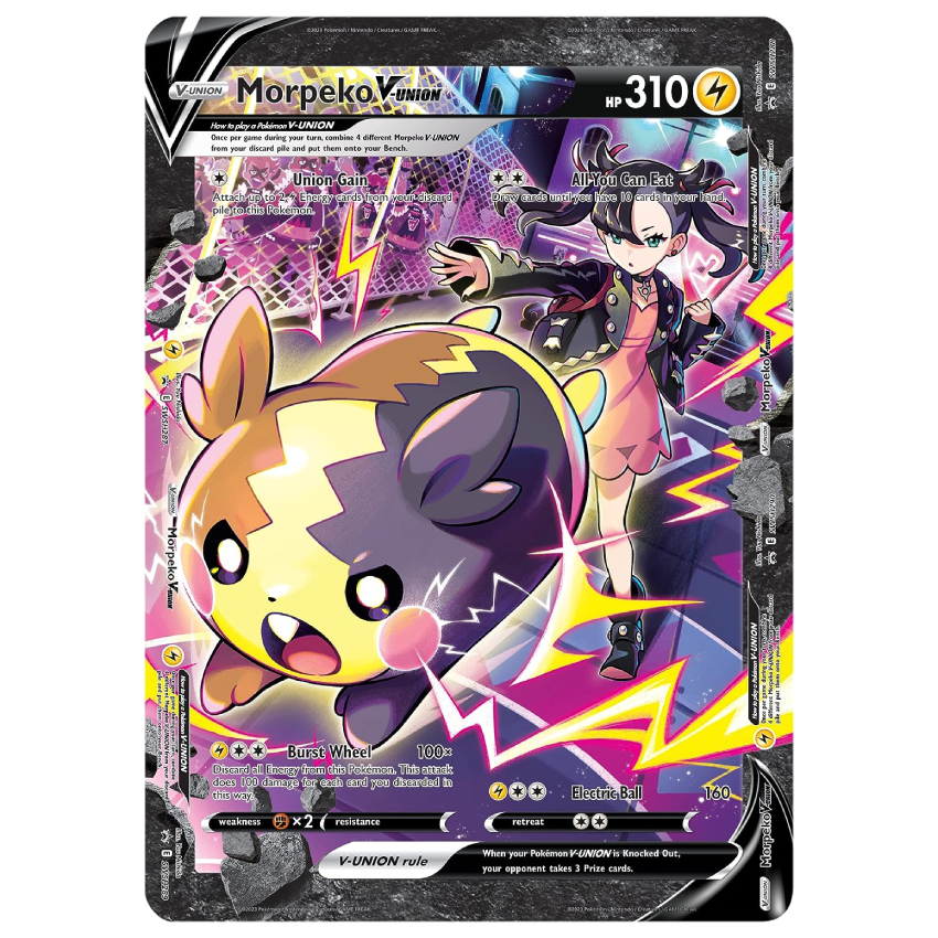 Pokemon TCG: Crown Zenith Premium Playmat Collection Morpeko V-Union Box