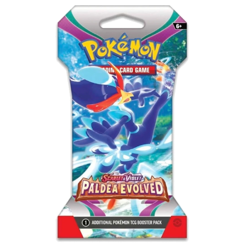 Pokemon TCG Paldea Evolved Sleeved Booster(1stk)