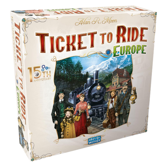 Ticket to Ride: Europe: 15th Anniversary Edition (Nordisk) Brettspill
