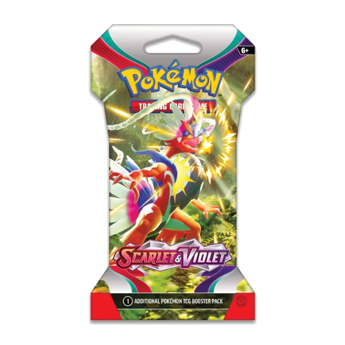 Pokemon TCG Scarlet & Violet Sleeved Booster(1stk)