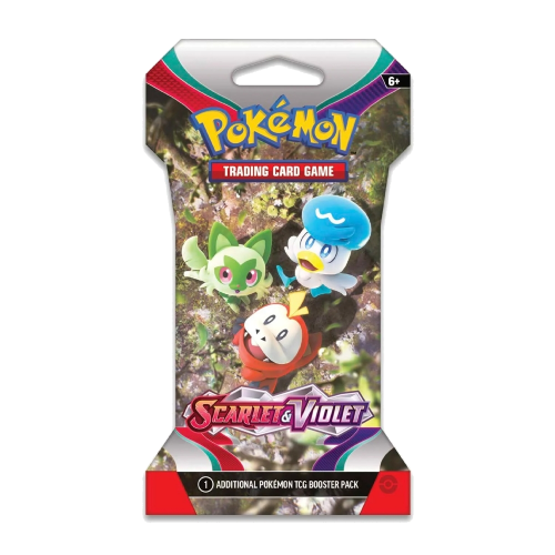 Pokemon TCG Scarlet & Violet Sleeved Booster(1stk)