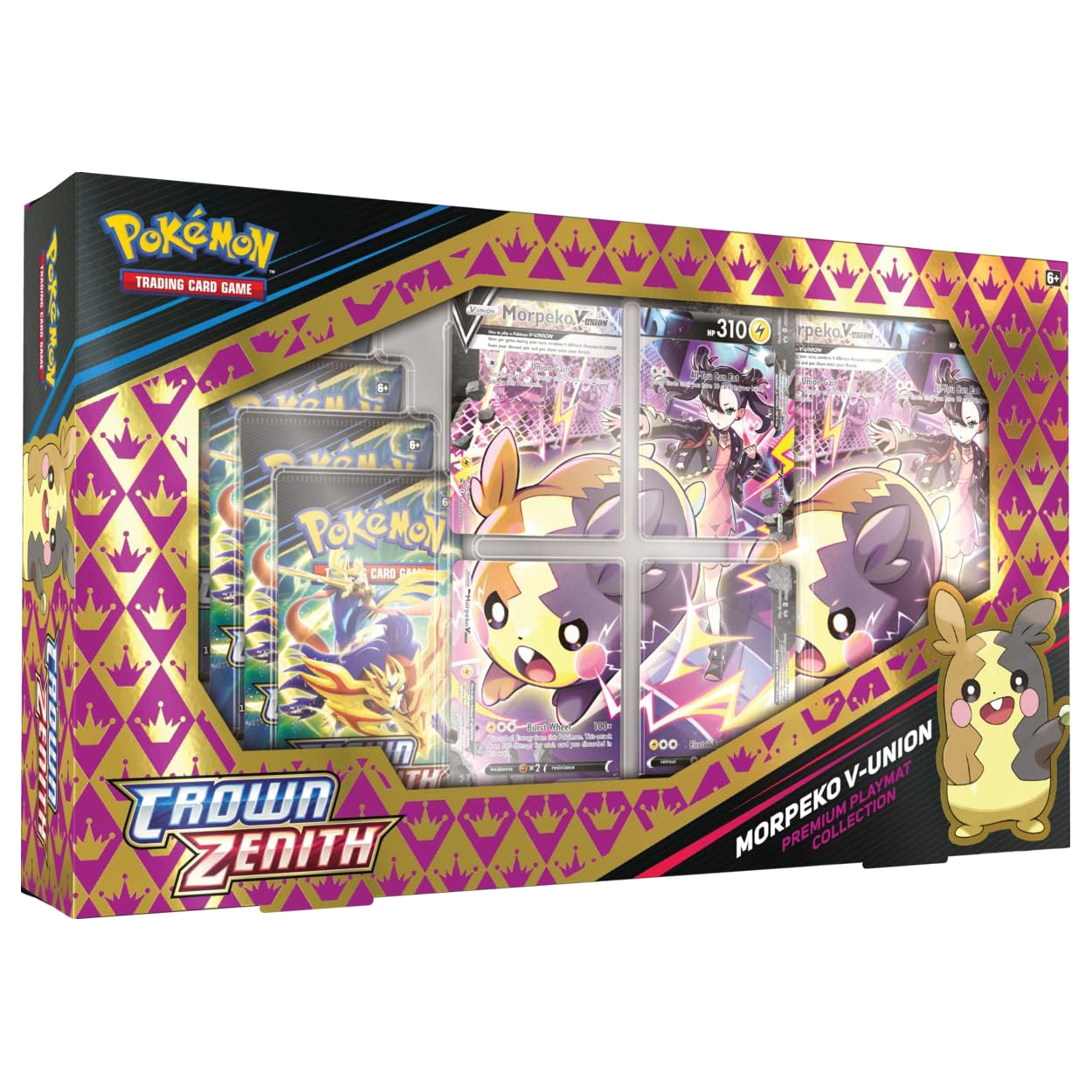 Pokemon TCG: Crown Zenith Premium Playmat Collection Morpeko V-Union Box