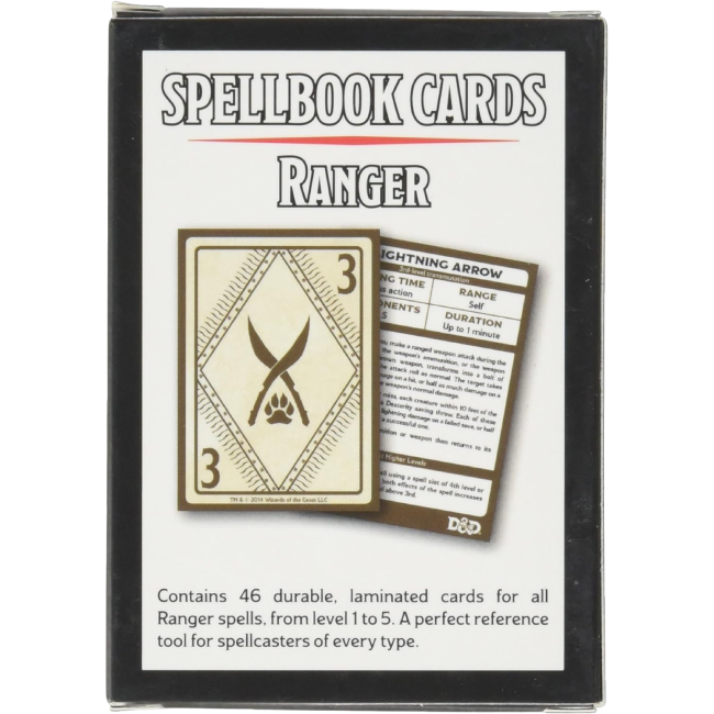 Dungeons & Dragons - Spell Deck Ranger (Fifth Edition)