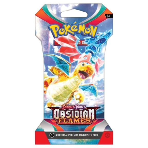 Pokemon TCG Obsidian Flames Sleeved Booster(1stk)