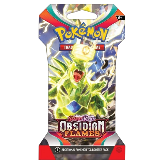 Pokemon TCG Obsidian Flames Sleeved Booster(1stk)