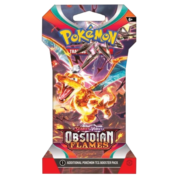 Pokemon TCG Obsidian Flames Sleeved Booster(1stk)