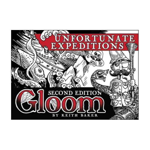 Gloom 2. Utgave Unfortunate Expeditions Utvidelse Kortspill