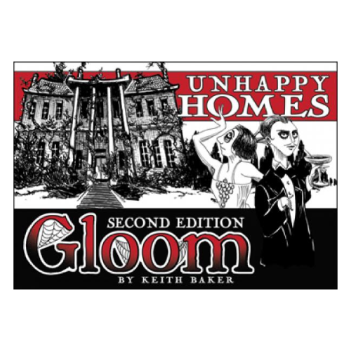 Gloom 2. Utgave Unhappy Homes Utvidelse Kortspill