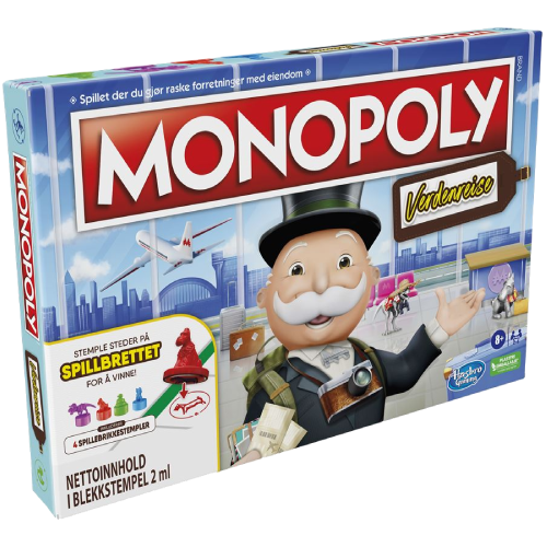 Monopoly Travel World Tour (Norsk) Brettspill