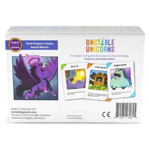 Unstable Unicorns Kortspill